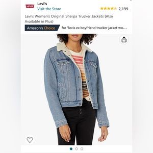 Levi's Women's Original Sherpa Trucker Jackets, Size M
